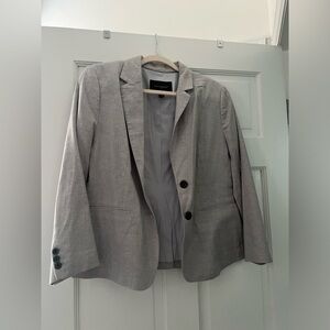 Gray blazer